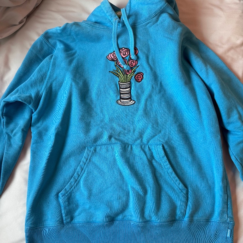 Supreme Flower Pot Logo Sweatshirt Hoodie Small FW18